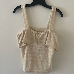 Nwt Madewell crop top.  Perfect for spring and summer.